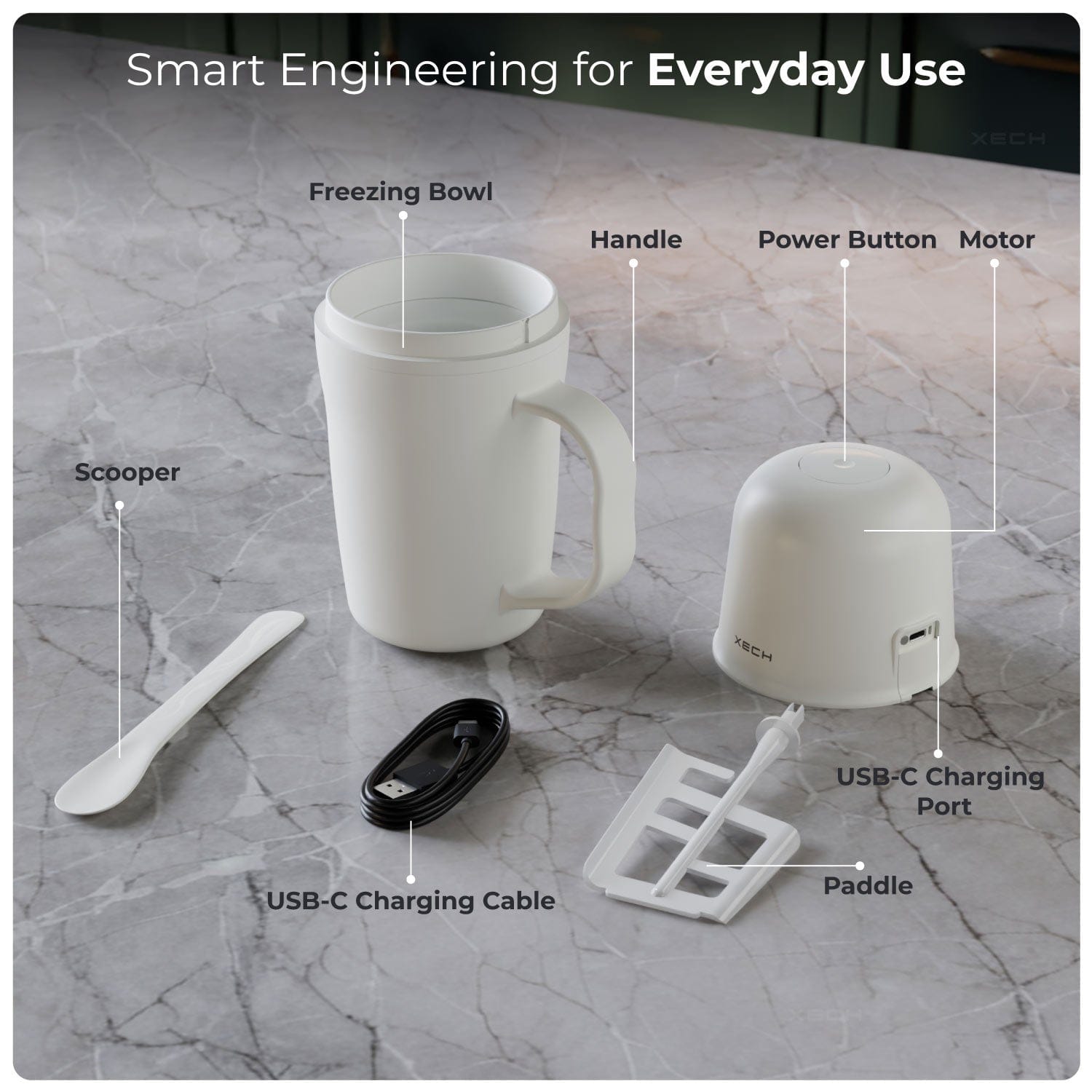 XECH Scoop Ice Cream Maker